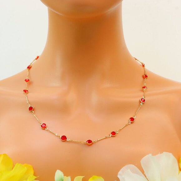 Minimalist Necklace, Sleek & Modern Design, Women’s Fashion, YC110452-N - Picture 4 of 10